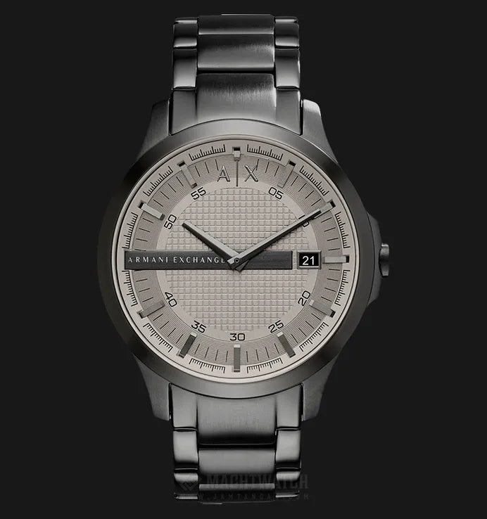 Armani Exchange Hampton AX2194 Men's Chronograph – Grey Dial with Matching Grey Stainless Steel Strap