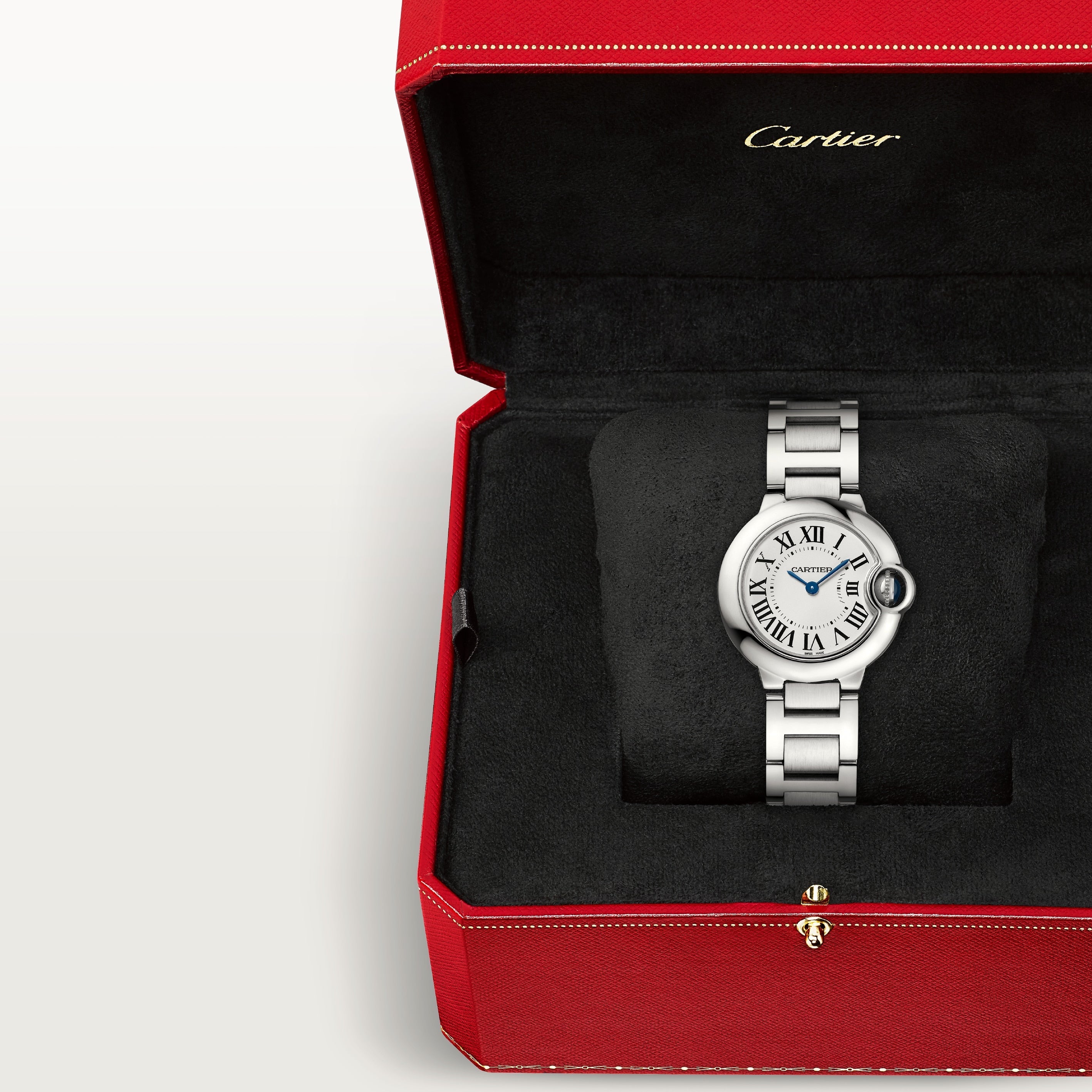 Ballon Bleu de Cartier 28 | 28mm, Steel, Silvered Dial