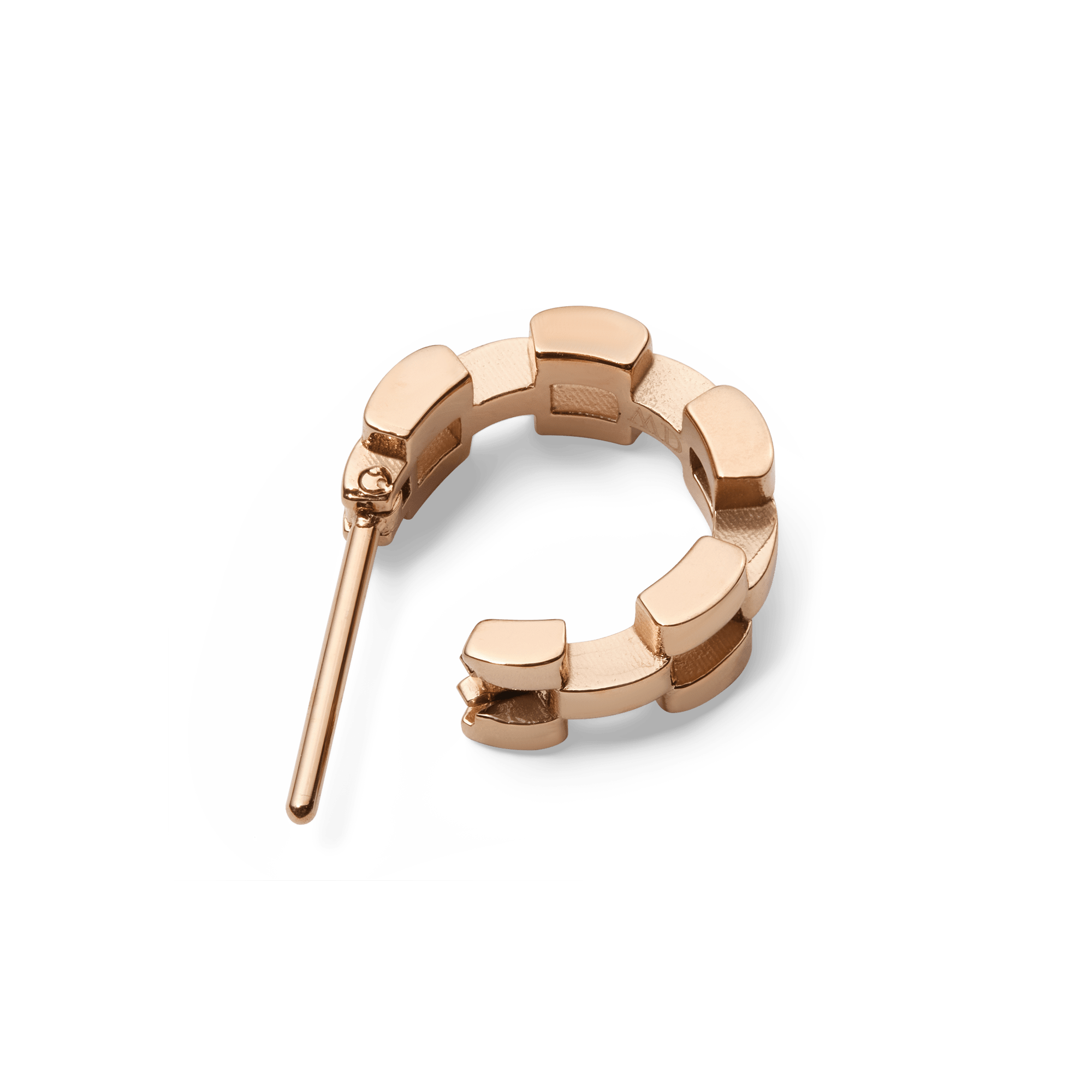 3-Link Earrings Rose Gold